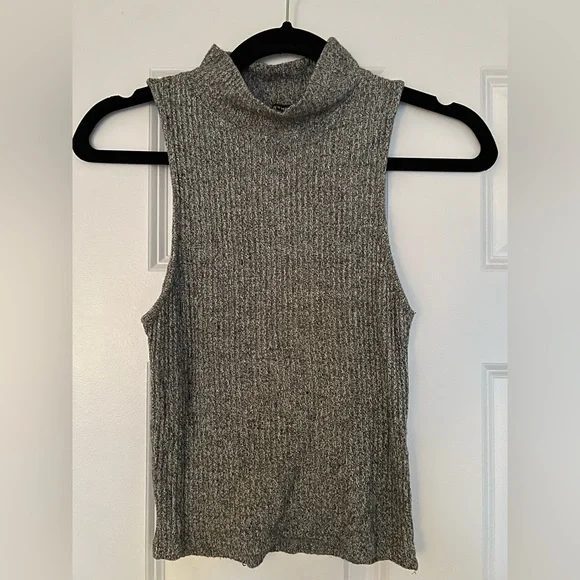 Brandy Melville Tops Brandy Melville Mock Neck Sleeveless Knit